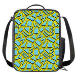 Retro Funky Pattern Print Crossbody Lunch Bag