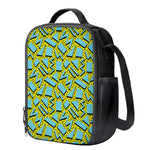 Retro Funky Pattern Print Crossbody Lunch Bag