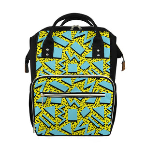 Retro Funky Pattern Print Diaper Bag