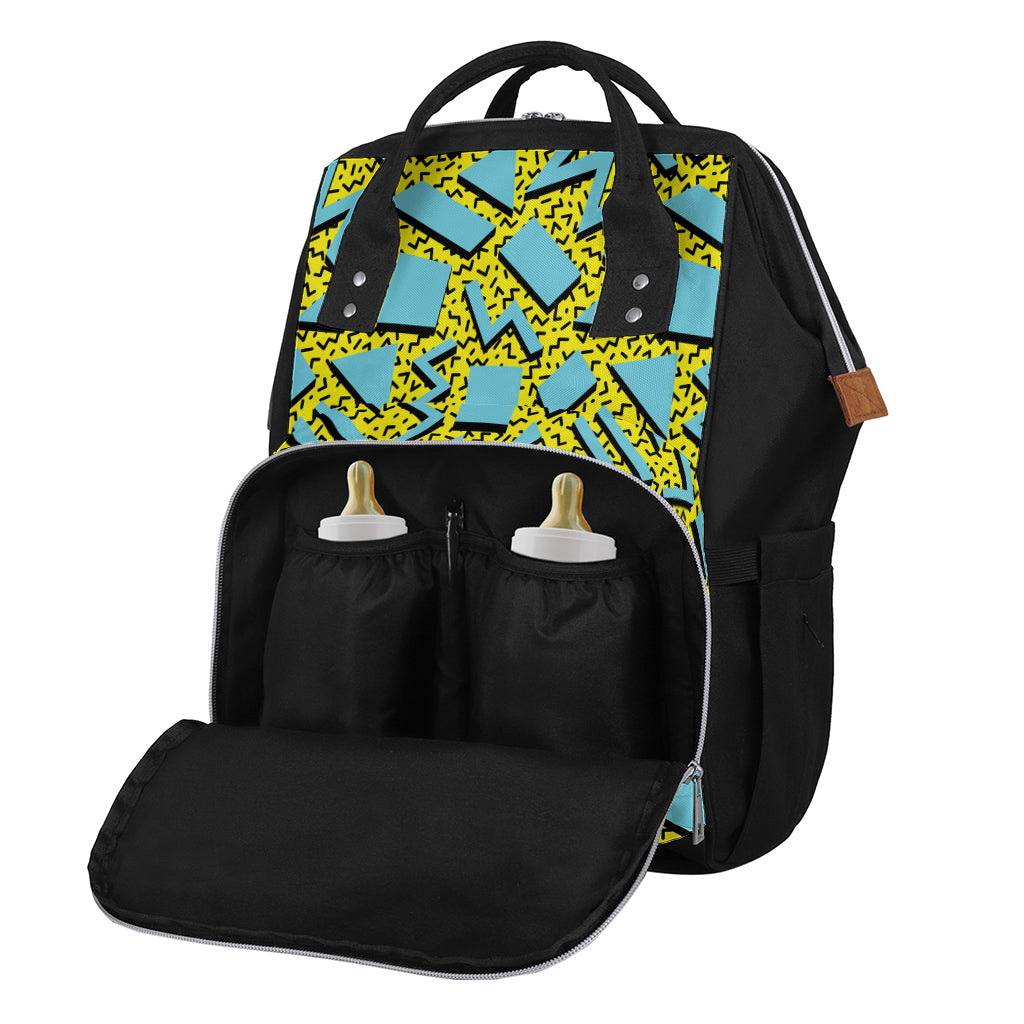 Retro Funky Pattern Print Diaper Bag