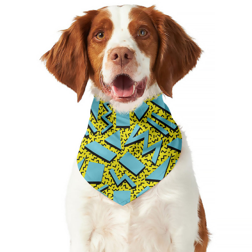 Retro Funky Pattern Print Dog Bandana