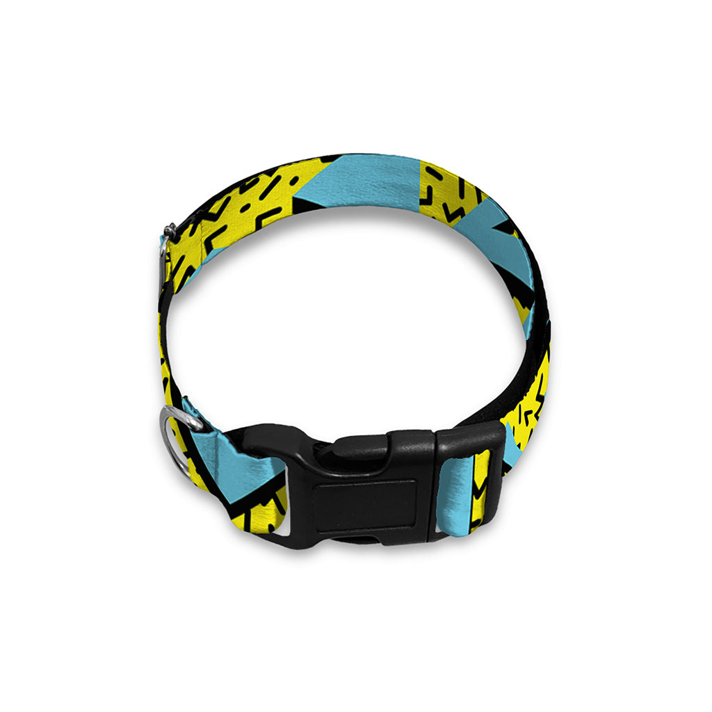Retro Funky Pattern Print Dog Collar