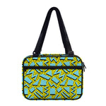 Retro Funky Pattern Print Double Strap Bible Bag