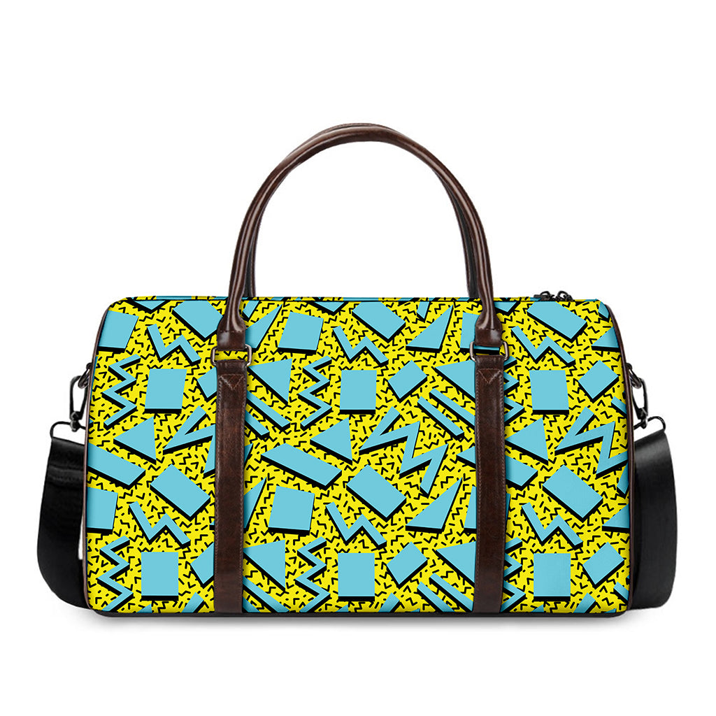Retro Funky Pattern Print Duffle Bag
