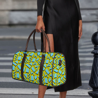 Retro Funky Pattern Print Duffle Bag