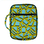 Retro Funky Pattern Print Front Pocket Bible Bag