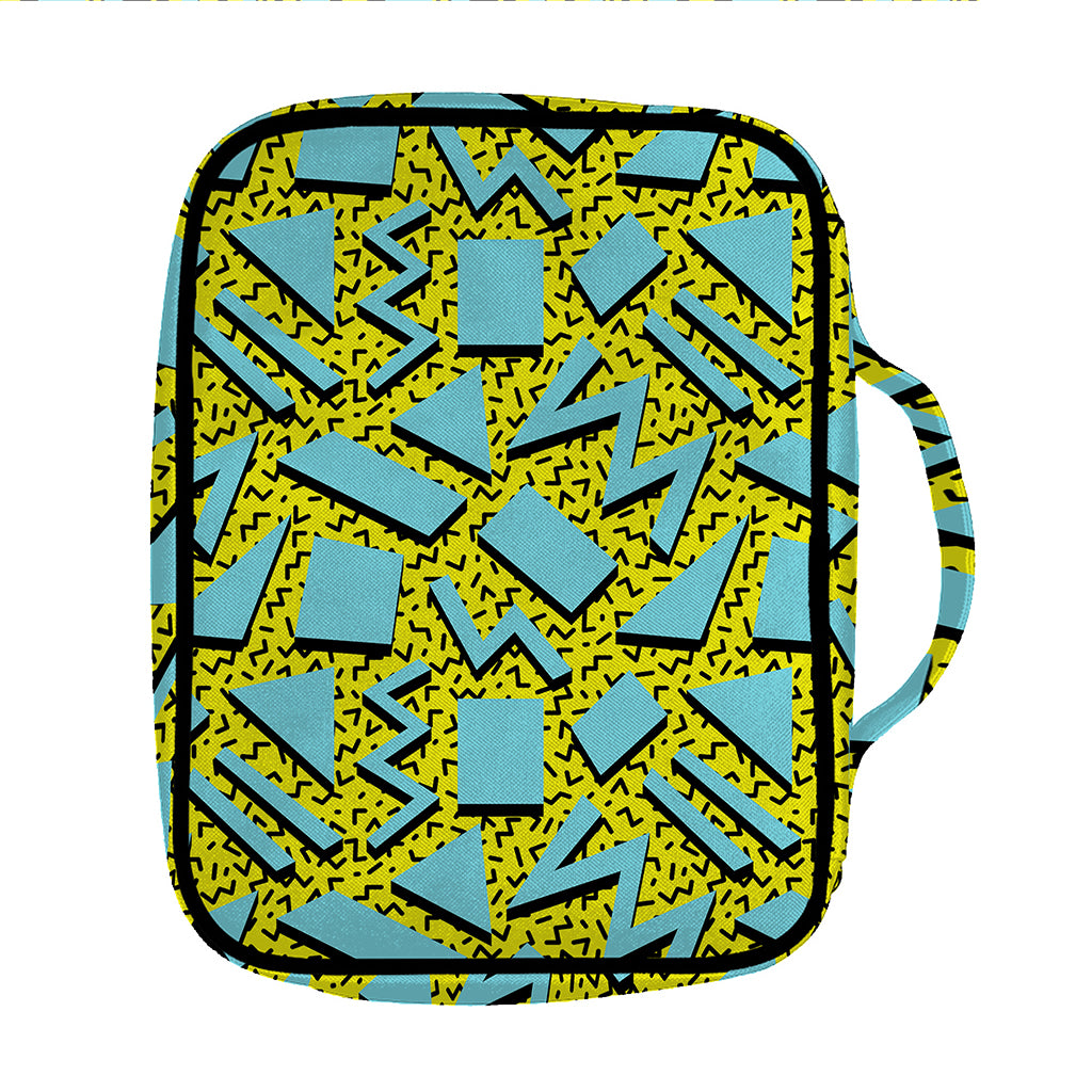 Retro Funky Pattern Print Front Pocket Bible Bag