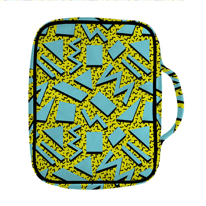 Retro Funky Pattern Print Front Pocket Bible Bag