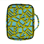 Retro Funky Pattern Print Front Pocket Bible Bag