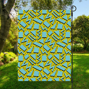 Retro Funky Pattern Print Garden Flag