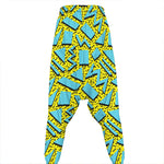 Retro Funky Pattern Print Hammer Pants