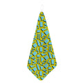 Retro Funky Pattern Print Hand Towel