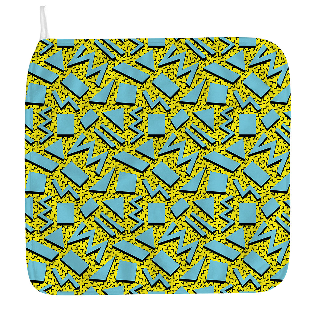 Retro Funky Pattern Print Hand Towel