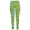 Retro Funky Pattern Print High-Waisted Pocket Leggings