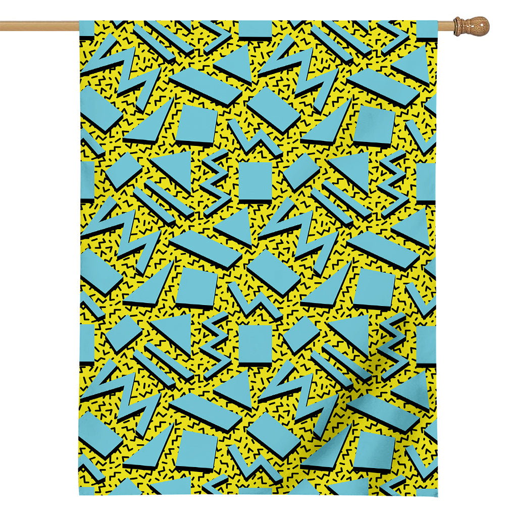 Retro Funky Pattern Print House Flag