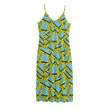 Retro Funky Pattern Print Jersey Midi Cami Dress