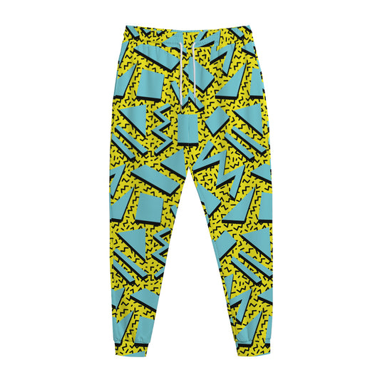Retro Funky Pattern Print Jogger Pants