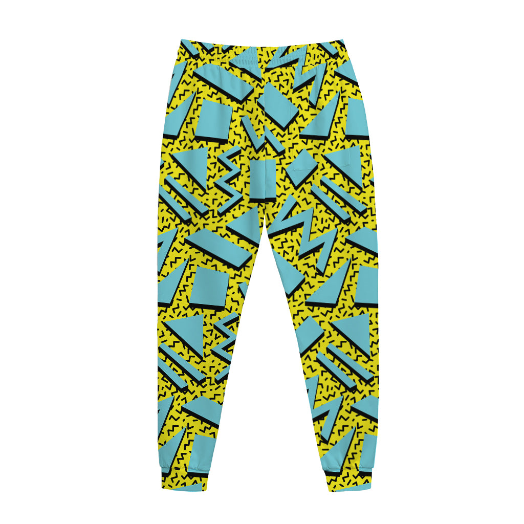 Retro Funky Pattern Print Jogger Pants