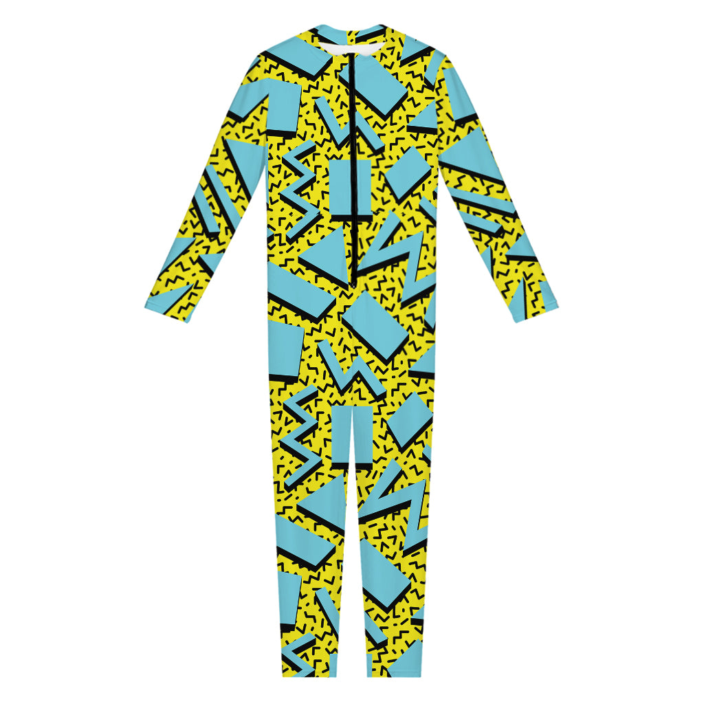 Retro Funky Pattern Print Jumpsuit