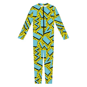 Retro Funky Pattern Print Jumpsuit