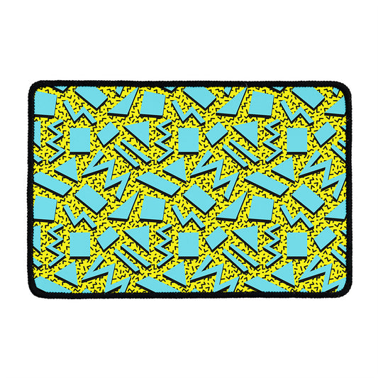 Retro Funky Pattern Print Kitchen Mat