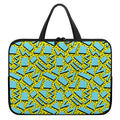 Retro Funky Pattern Print Laptop Sleeve With Handle