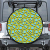 Retro Funky Pattern Print Leather Spare Tire Cover