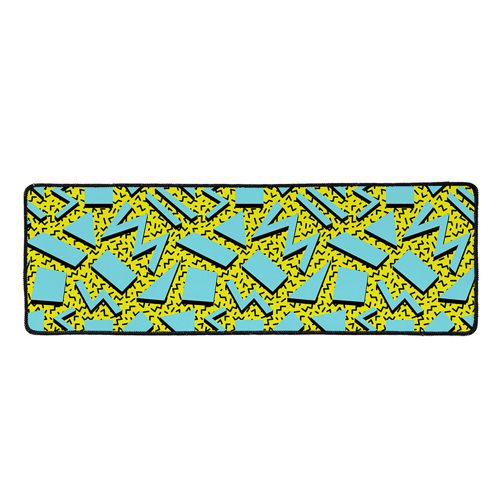 Retro Funky Pattern Print Long Kitchen Mat