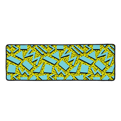 Retro Funky Pattern Print Long Kitchen Mat