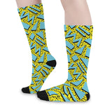 Retro Funky Pattern Print Long Socks