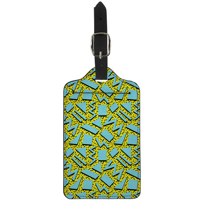 Retro Funky Pattern Print Luggage Tag