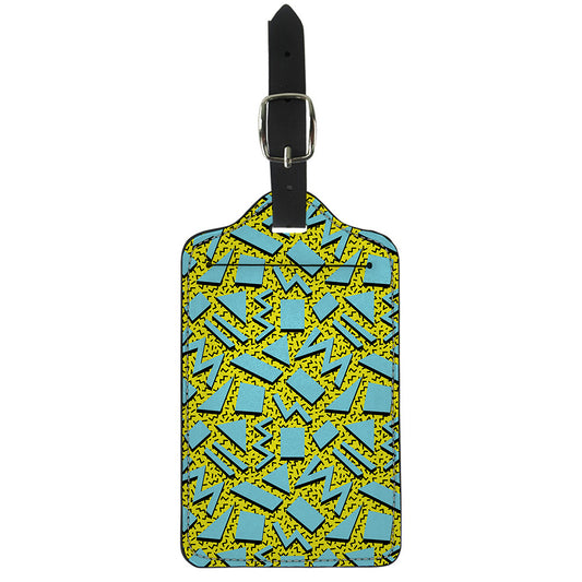 Retro Funky Pattern Print Luggage Tag