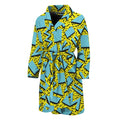 Retro Funky Pattern Print Men's Bathrobe