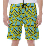 Retro Funky Pattern Print Men's Beach Shorts