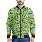 Retro Funky Pattern Print Men's Bomber Jacket