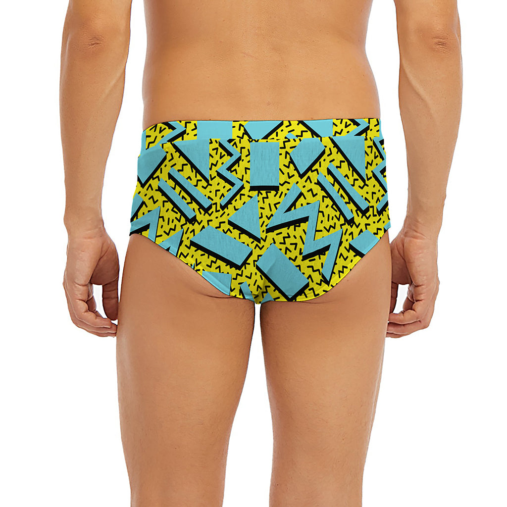 Retro Funky Pattern Print Men's Briefs