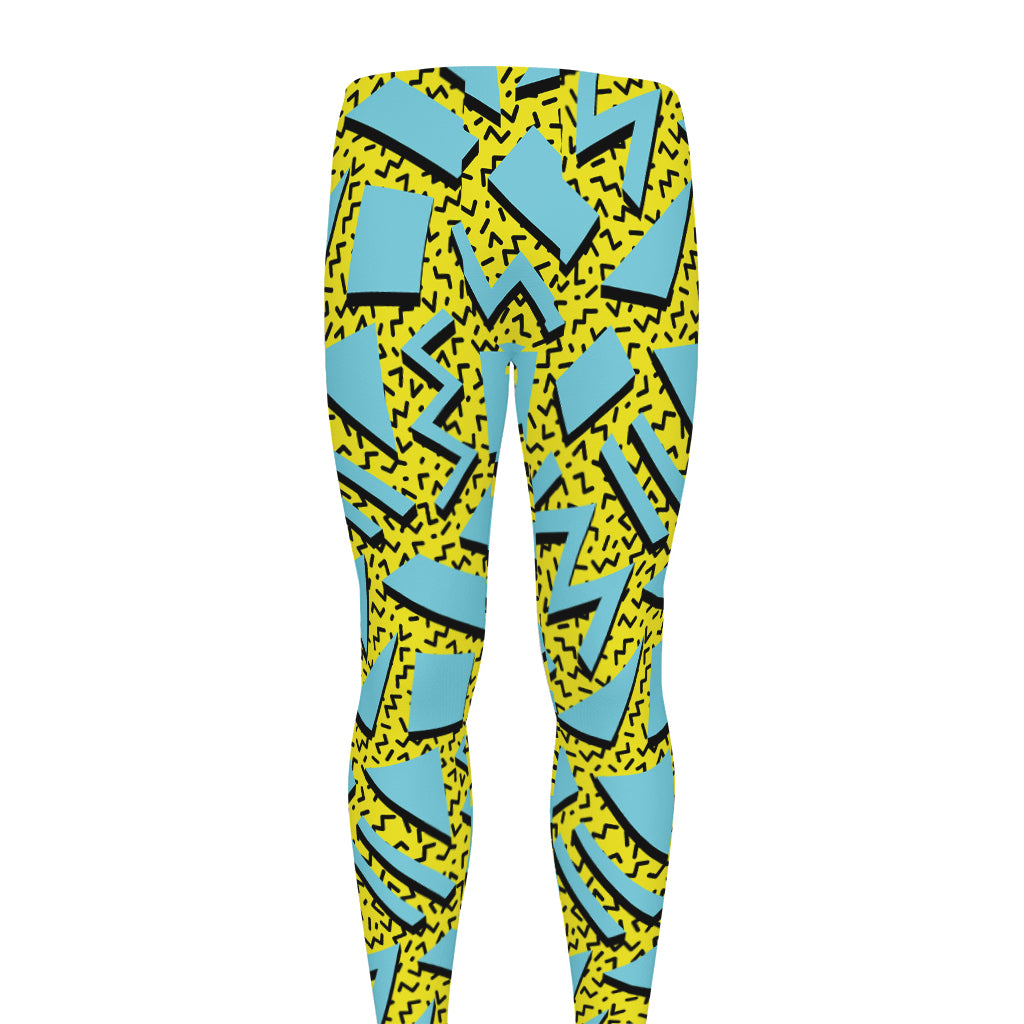 Retro Funky Pattern Print Men's leggings