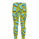 Retro Funky Pattern Print Men's leggings