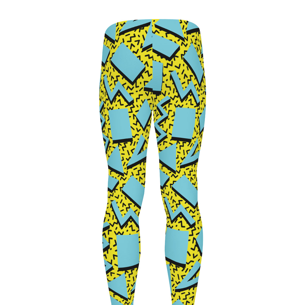 Retro Funky Pattern Print Men's leggings