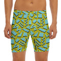 Retro Funky Pattern Print Men's Long Boxer Briefs