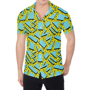 Retro Funky Pattern Print Men's Shirt