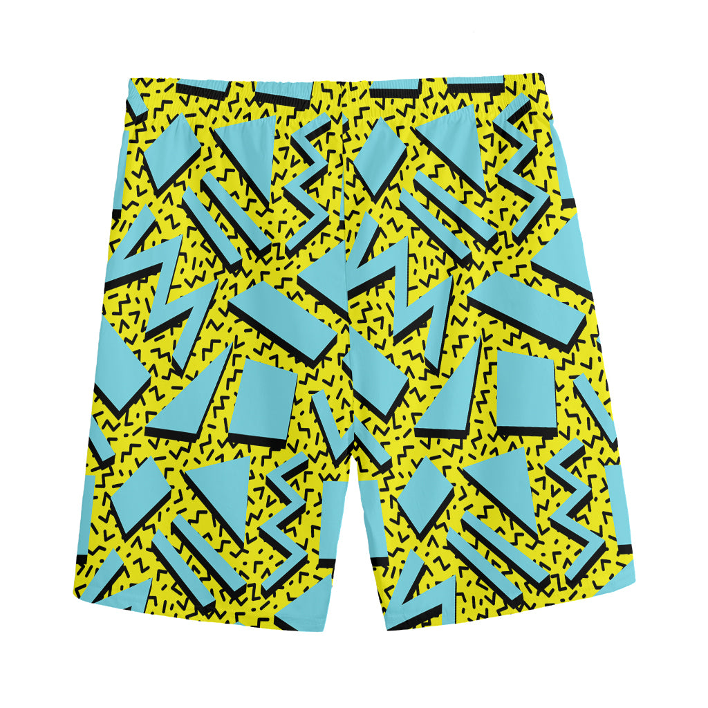 Retro Funky Pattern Print Men's Sports Shorts