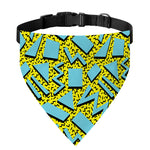 Retro Funky Pattern Print Over The Collar Dog Bandana