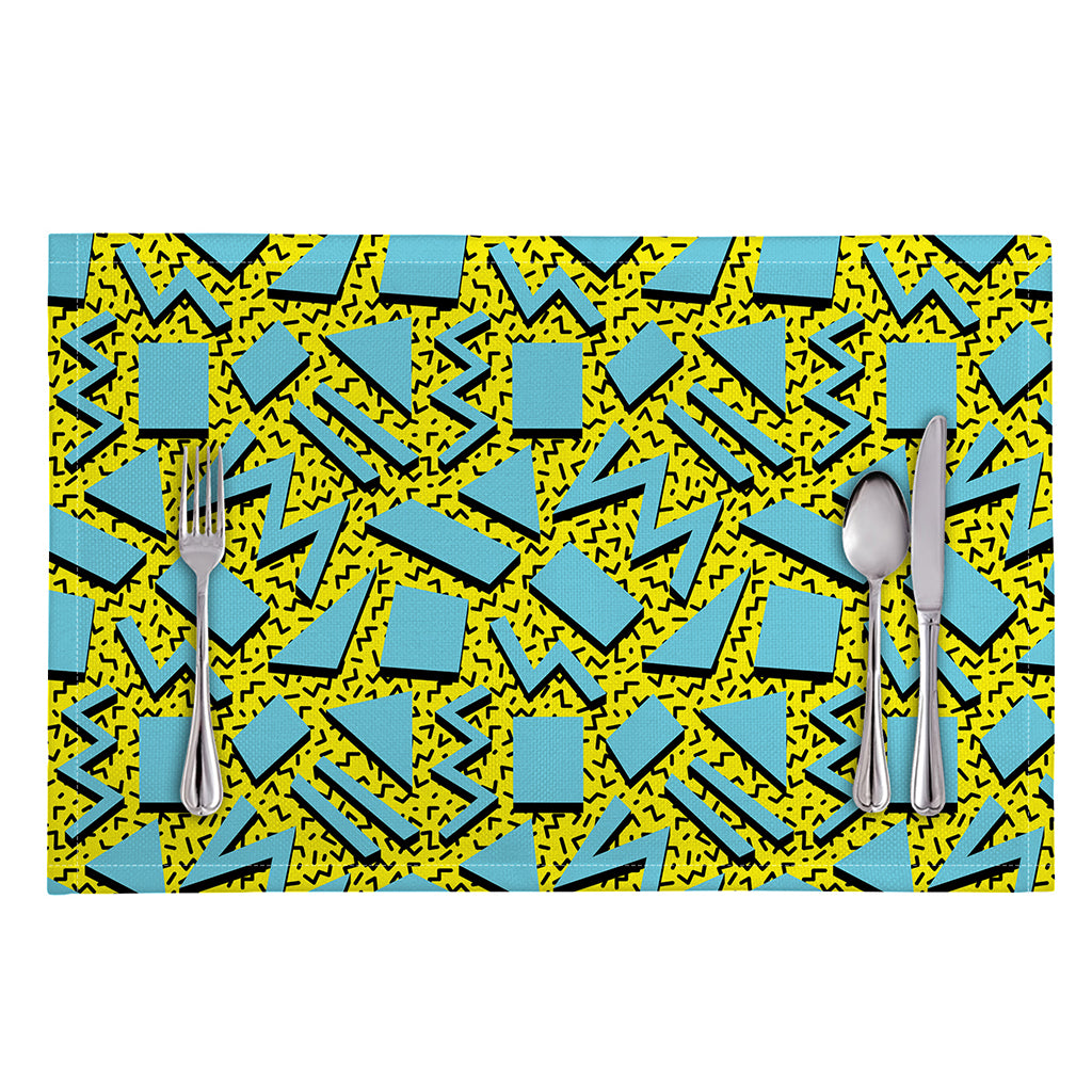 Retro Funky Pattern Print Placemat