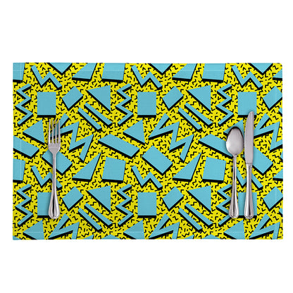 Retro Funky Pattern Print Placemat