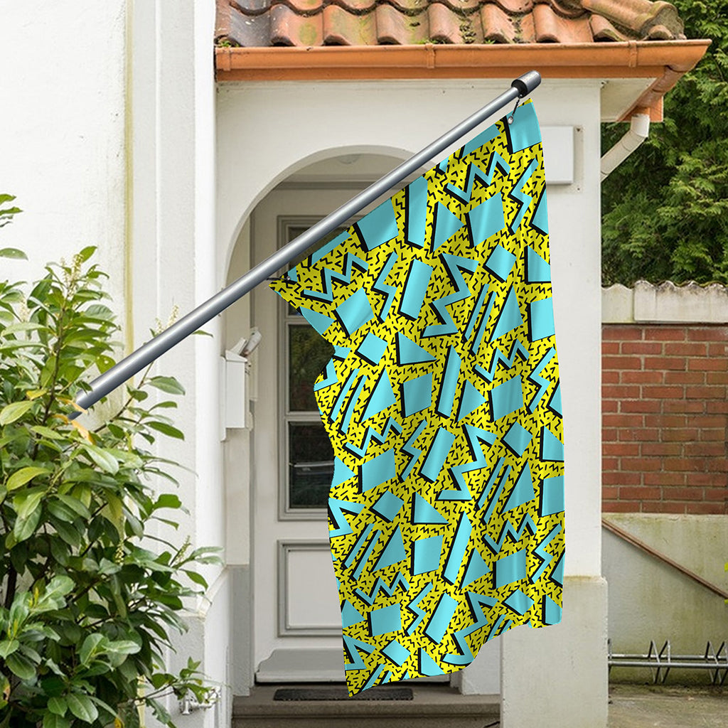 Retro Funky Pattern Print Polyester Flag
