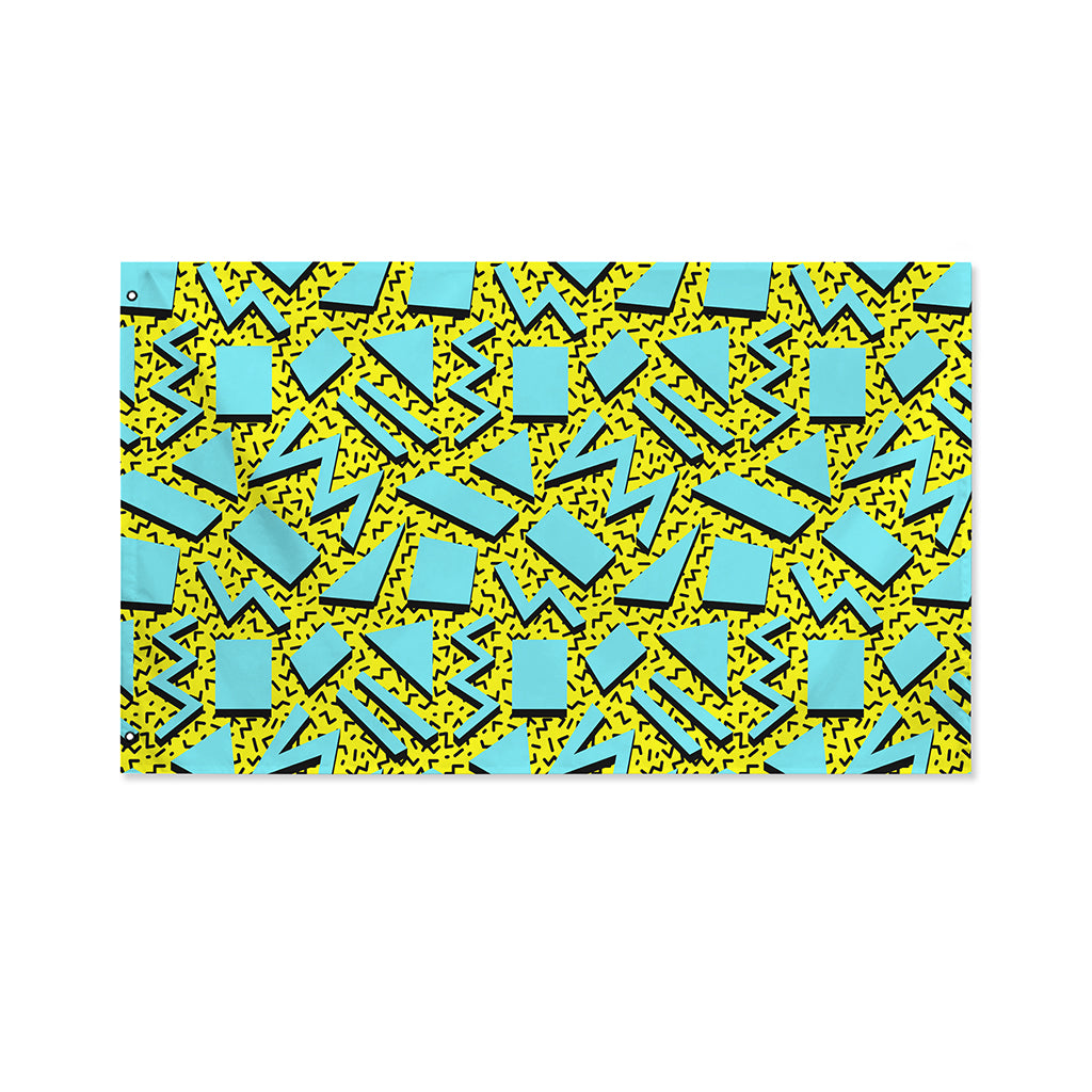Retro Funky Pattern Print Polyester Flag