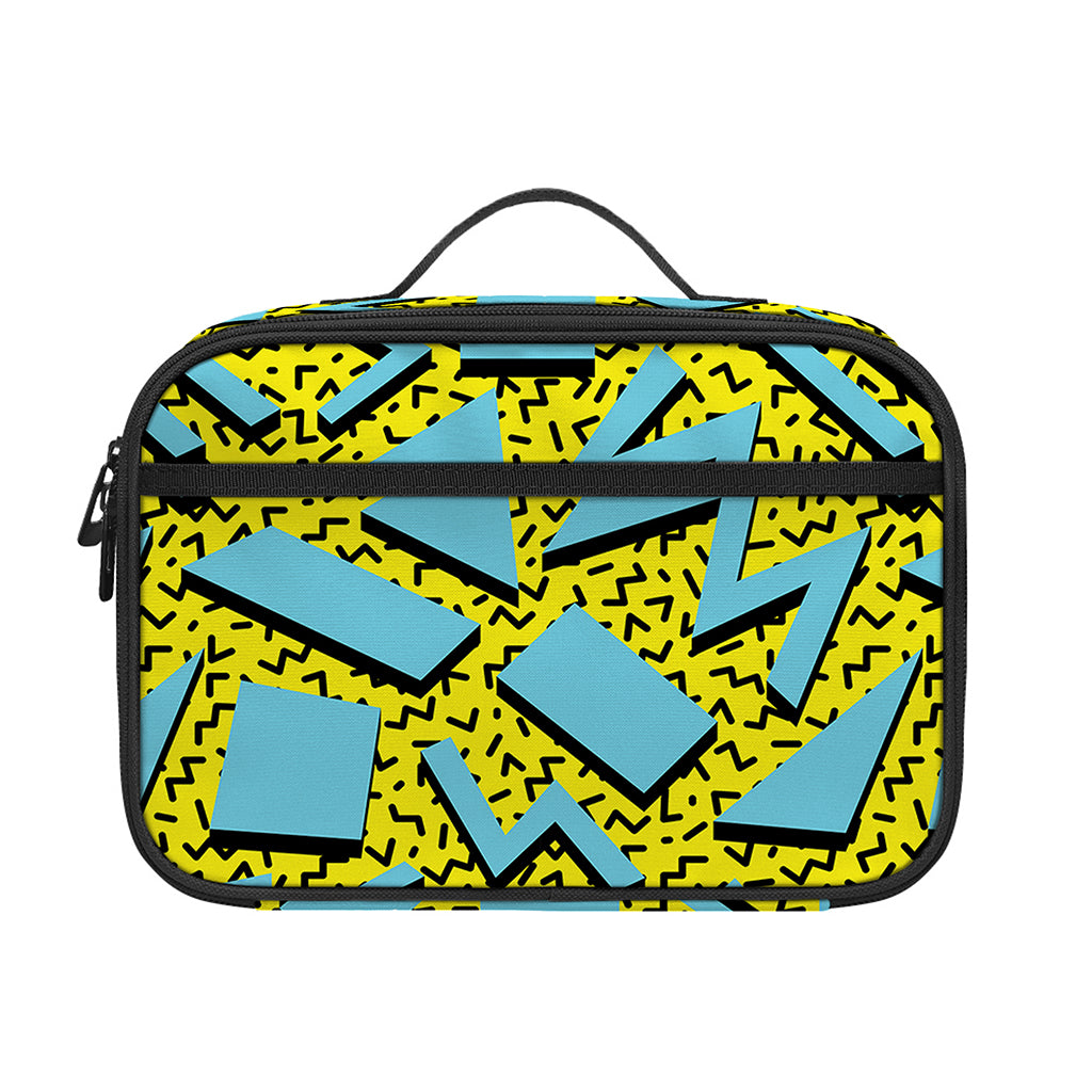 Retro Funky Pattern Print Portable Lunch Bag