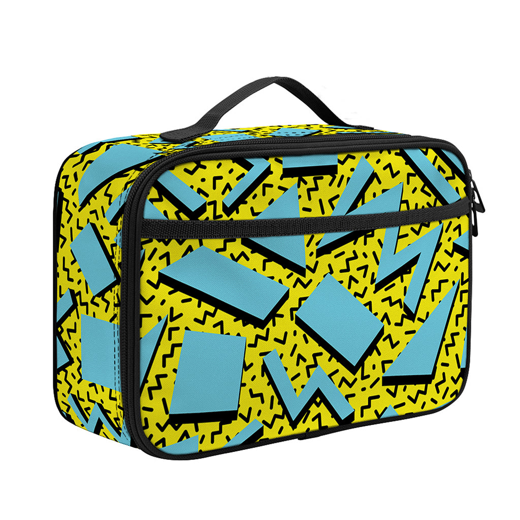 Retro Funky Pattern Print Portable Lunch Bag