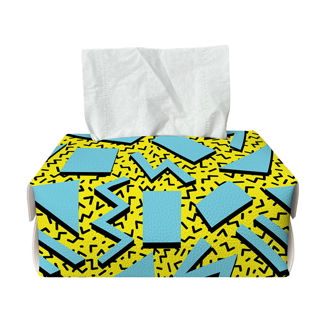 Retro Funky Pattern Print Rectangle Tissue Box Cover
